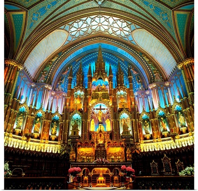 Canada, Quebec, Montreal, Notre Dame Cathedral