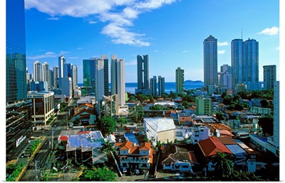 Central America, Panama, Panama city, View of the city