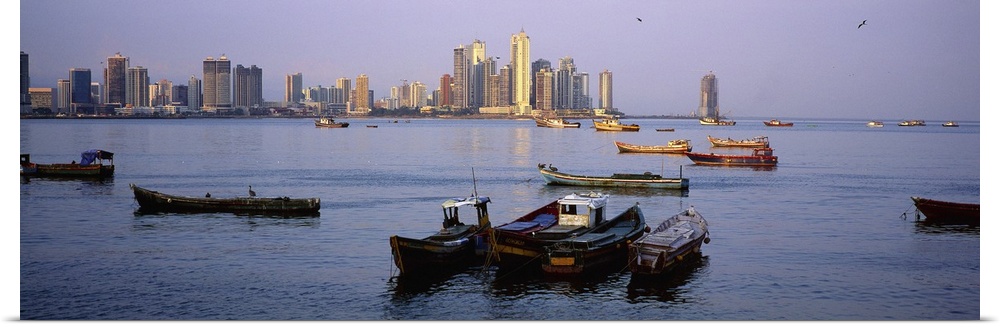 Central America, Panama, Panama, View towards the city