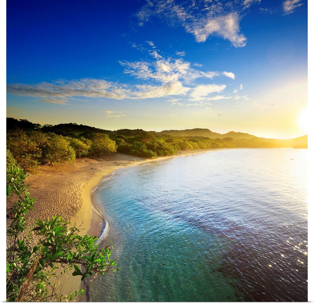Costa Rica, Guanacaste, Pacific ocean, Brasilito, Playa Conchal beach