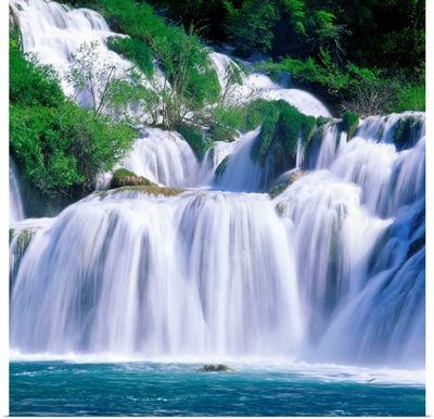 Croatia, Dalmatia, Adriatic Coast, Krka National Park, Waterfalls