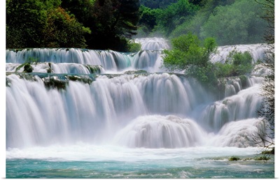 Croatia, Dalmatia, Krka National Park, waterfalls