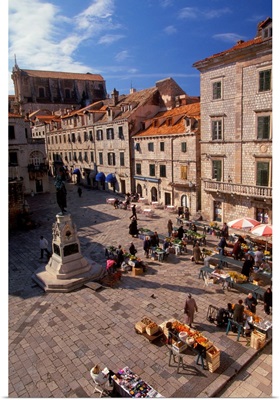 Croatia, Dubrovnik, Gondulic Square