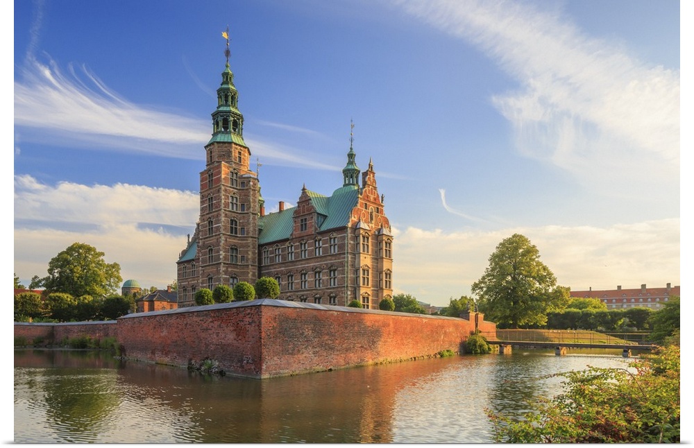 Denmark, Scandinavia, Copenhagen, Rosenborg Castle and park.