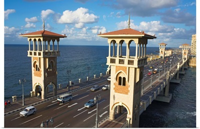 Egypt, North Coast, Alexandria, Stanely bridge