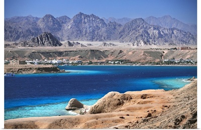 Egypt, Sinai, Red sea, Sharm el Sheikh, Sinai Mountains in background