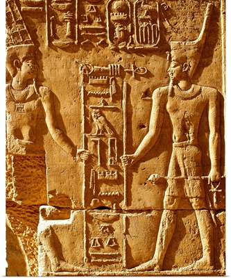 Egypt, Temple of Karnak, relief in temple