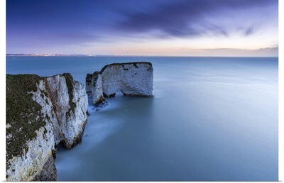 England, British Isles, Old Harry Rocks At Dorset's Jurassic Coast