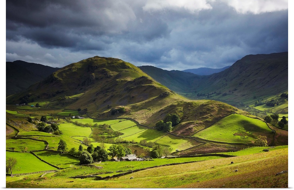 United Kingdom, UK, England, Cumbria, Great Britain, Lake District, Ullswater, The valley of St Martin's in Martindale