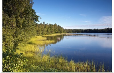 Finland, Savonlinna, Remote idyllic Lake