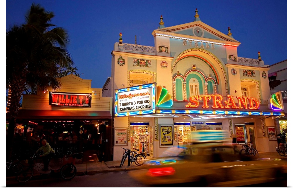 United States, USA, Florida, Florida Keys, Key West, the old Strand theatre on Duval street