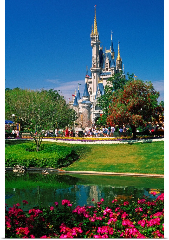 United States, USA, Florida, Orlando, Disney World, Magic Kingdom, Cinderella Castle
