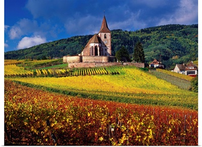 France, Alsace, Hunawihr, Saint Jacques church