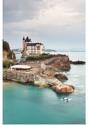 France, Aquitaine, Biarritz, Atlantic ocean, The Basque Country, View of Villa Belza