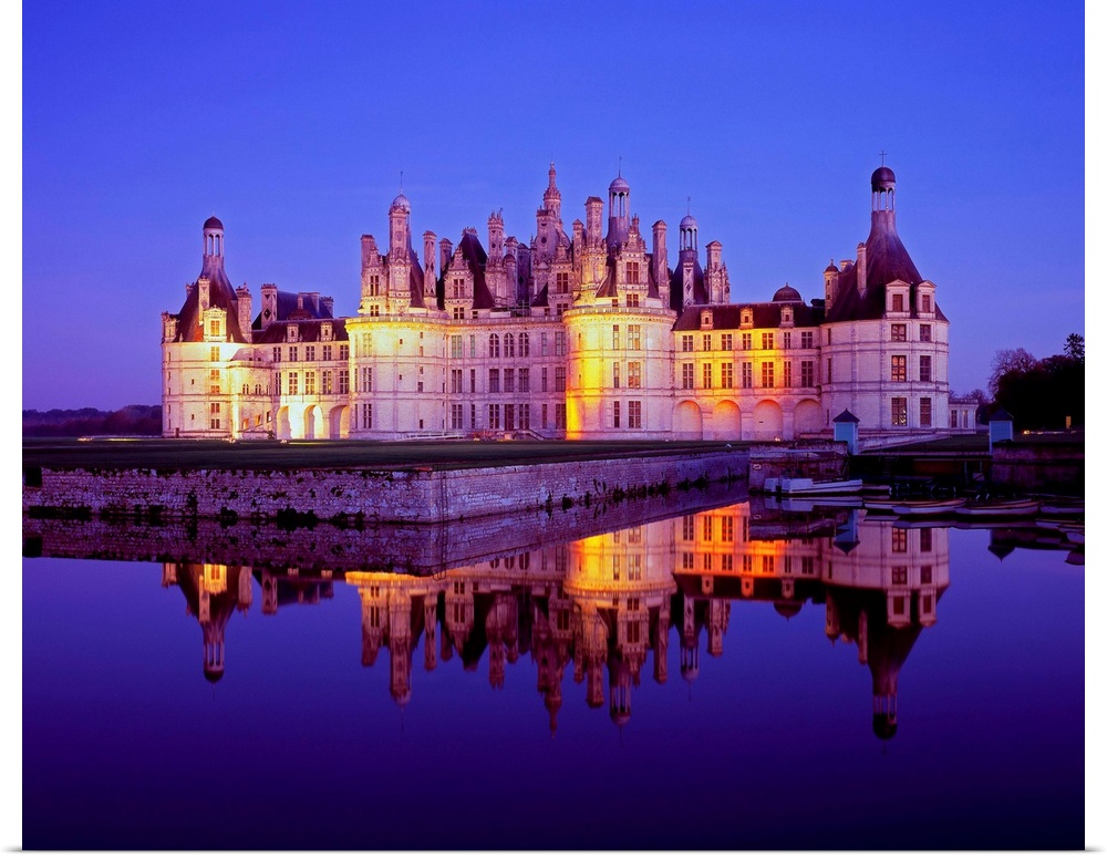 France, Centre, Loire Valley, Chambord Castle, The Castle