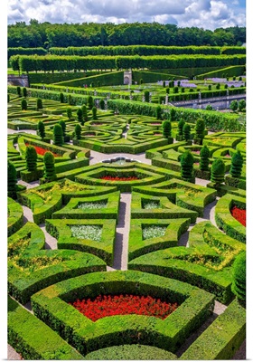 France, Centre, Villandry, Gardens Of The Castle