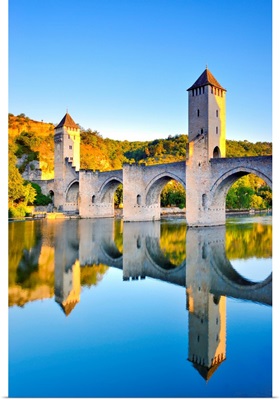 France, Midi-Pyrenees, Lot, Cahors, Valentre Bridge