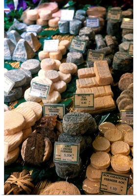 France, Paris, Alleosse, cheese assortment