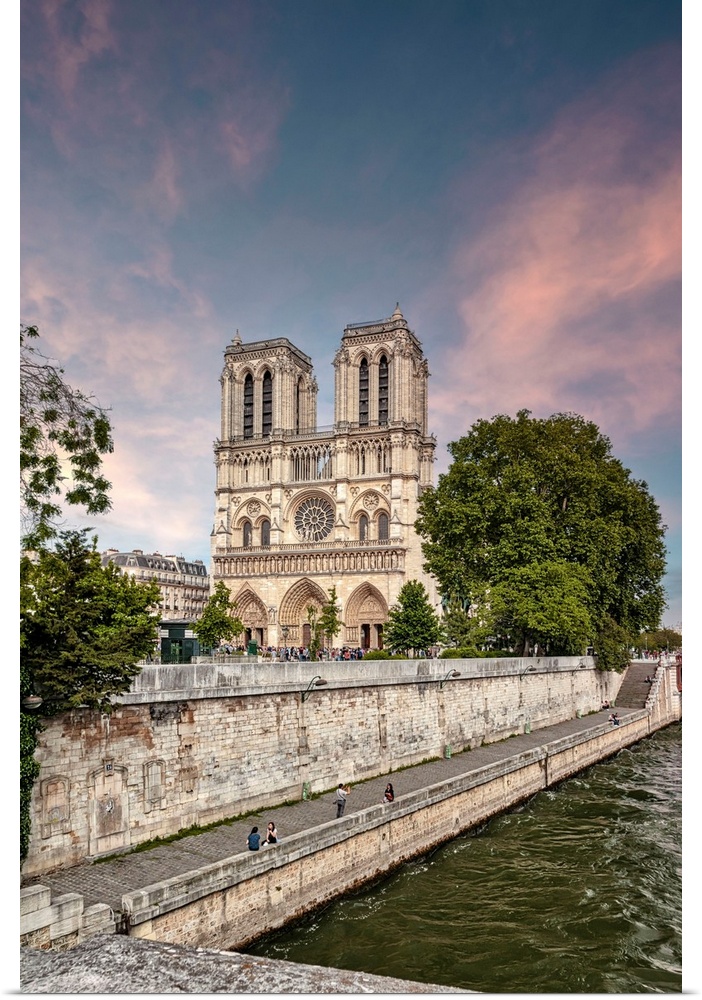 France, Paris, Notre Dame Cathedral.