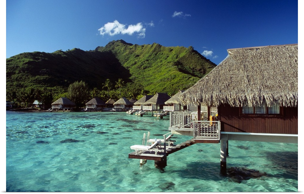 French Polynesia, Society Islands, Oceania, Pacific ocean, Moorea, Sheraton Resort