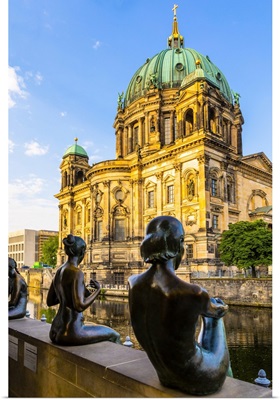 Germany, Berlin Cathedral On Spree River