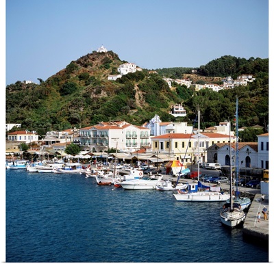 Greece, Aegean islands, Samos island, Kokkari, Mediterranean sea, Karlovasi