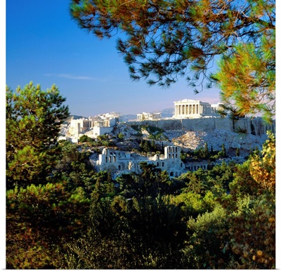 Greece, Athens, Acropolis, View of Acropolis