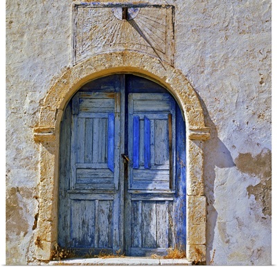 Greece, Attica, Kythira island, Avlemonas, entrance of Kavali mansion
