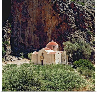 Greece, Crete Island, Iraklion, Agiofarango gorge, Agios Antonios church