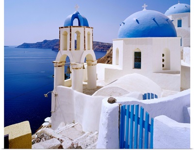 Greece, Cyclades, Santorini, Oia, church