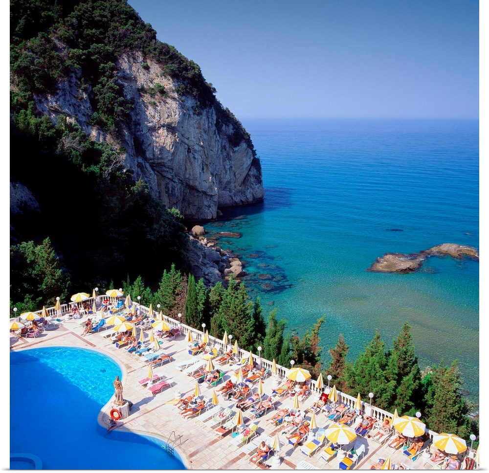 Greece, Ell..s, Ionian Islands, Corfu Island, K..rkira, Agios Gordios Hotel