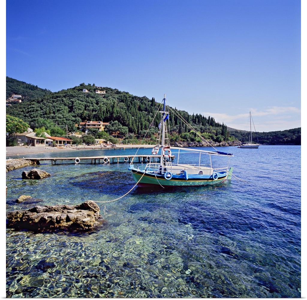 Greece, Ionian Islands, Corfu Island, Mediterranean area, Mediterranean sea, Travel Destination, Kalamaki beach