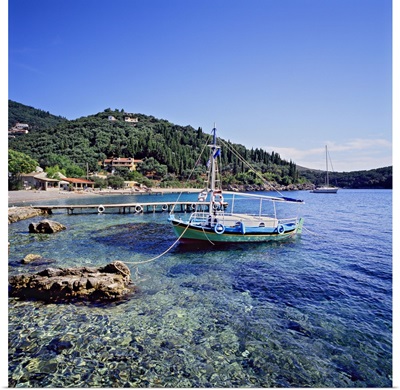 Greece, Ionian Islands, Corfu Island, Mediterranean sea, Kalamaki beach
