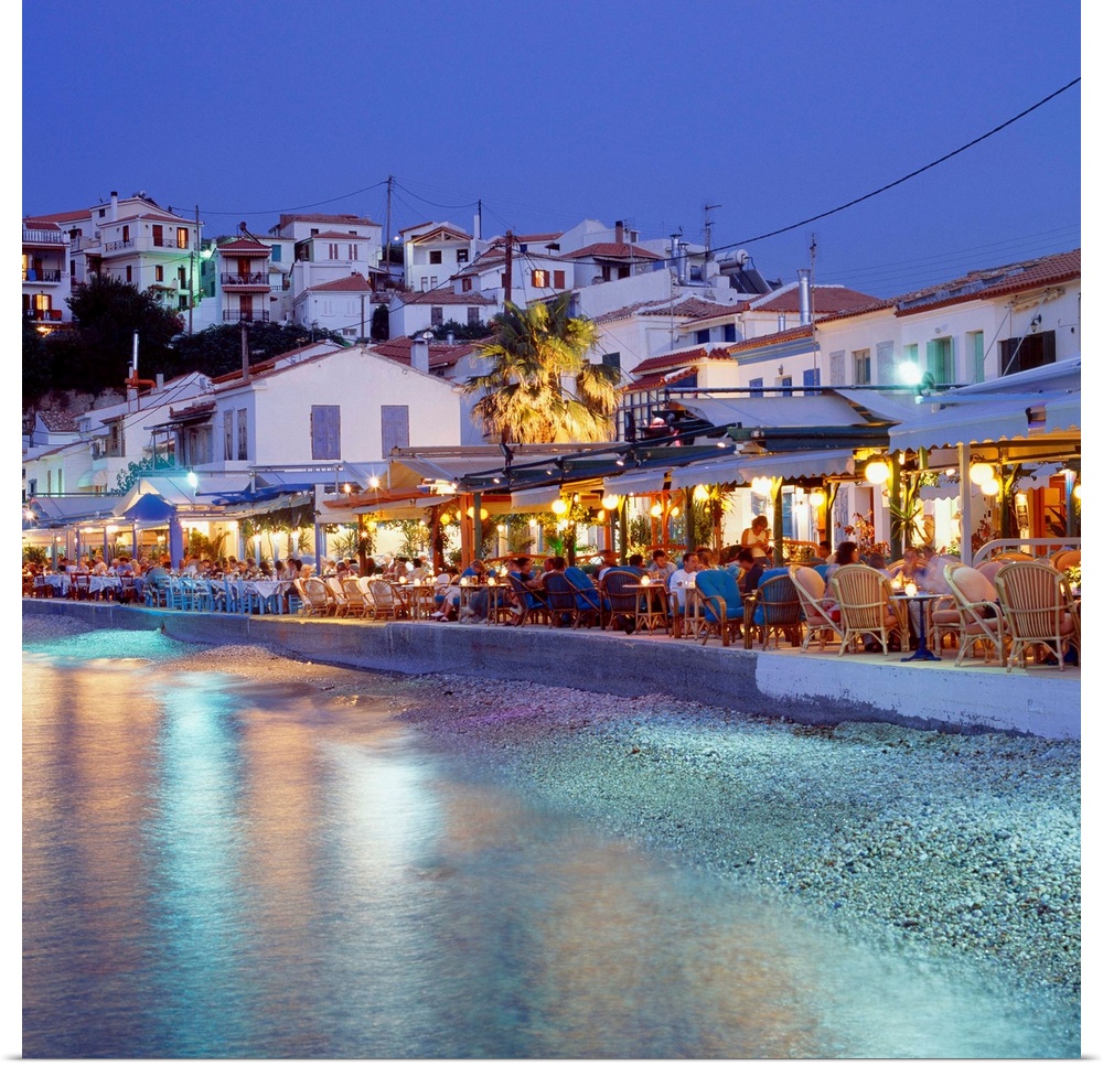 Greece, Ell..s, Aegean Islands, Samos Island, Kokkari, tavern