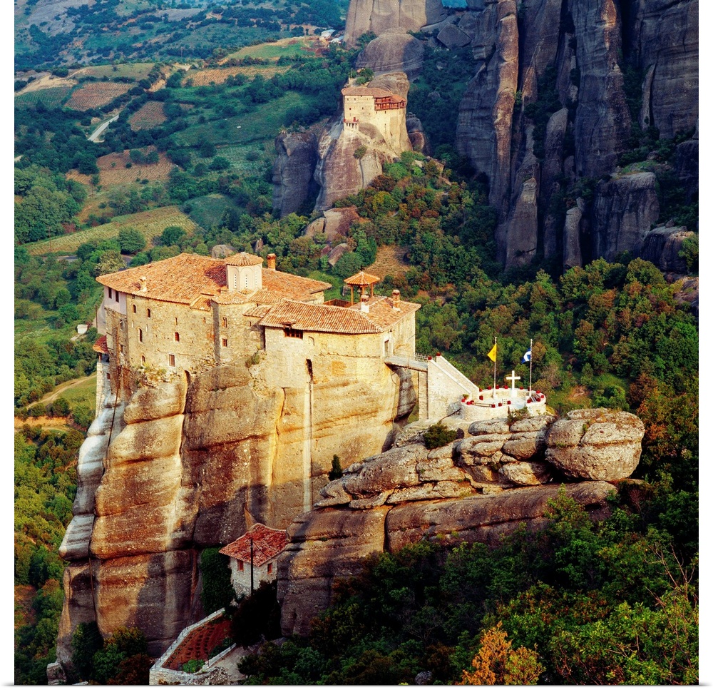 Greece, Thessalia, Meteora, Roussanou monastery