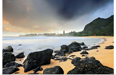 Hawaii, Tropics, Pacific ocean, Kauai island, Tunnels (Makua) beach