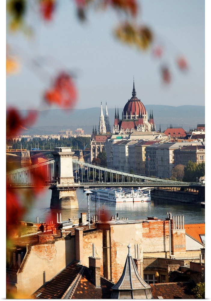 Hungary, Budapest, Danube, Central Europe, Budapest, Chain Bridge
