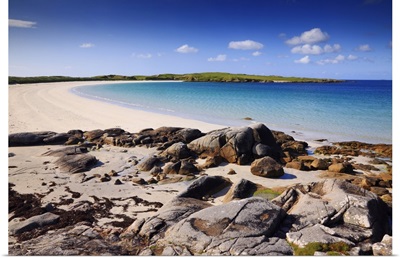 Ireland, Galway, Connemara, Roundstone, Dog's Bay and it's beach