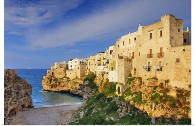 Italy, Apulia, Mediterranean sea, Adriatic Coast, Bari district, Murge, Polignano a Mare
