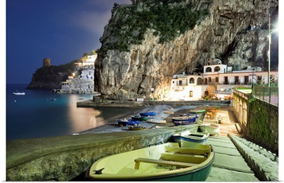 Italy, Campania, Amalfi Coast,  Peninsula of Sorrento, Praiano, Marina di Praia