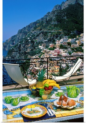 Italy, Campania, Amalfi Coast, view of Positano
