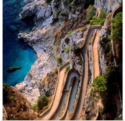 Italy, Campania, Capri, via Krupp