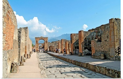 Italy, Campania, Pompei achaeological area