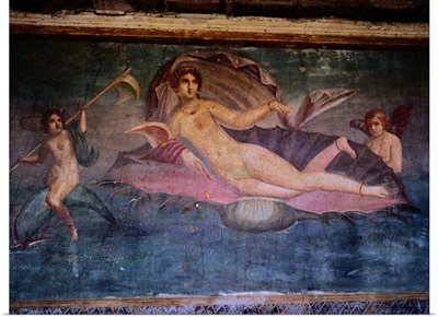 Italy, Campania, Pompeii, House of Venus, archaeological excavations