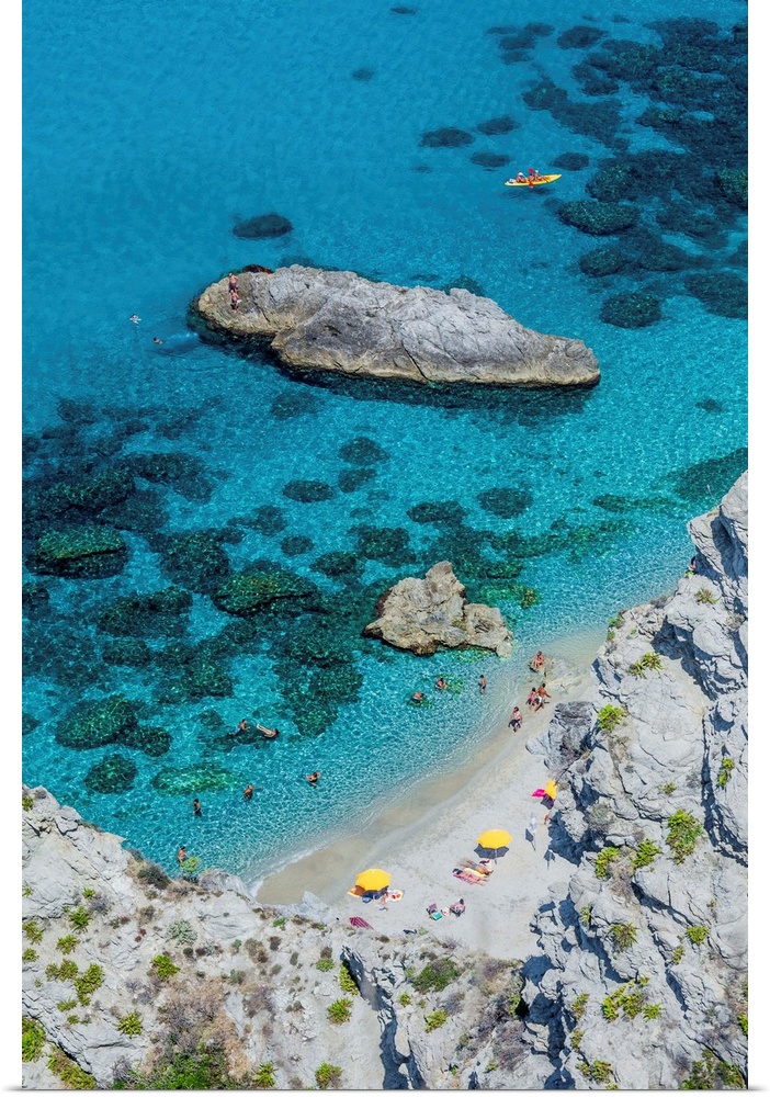 Italy, Calabria, Mediterranean area, Vibo Valentia district, Capo Vaticano, Capo Vaticano, Praia i Focu Beach.