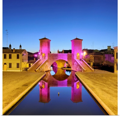 Italy, Comacchio, Triple-Bridge, Ponte Dei Trepponti, Pentarco, Ponte Pallotta