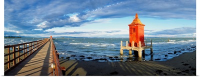 Italy, Friuli-Venezia Giulia, Lignano, lighthouse