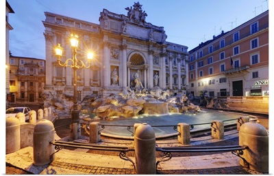 Italy, Latium, Mediterranean area, Roma district, Rome, Trevi Fountain