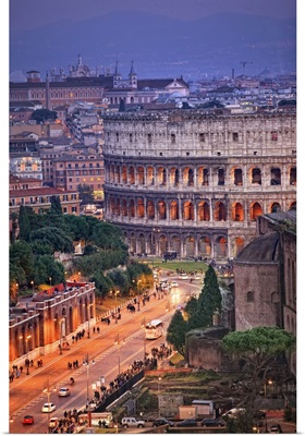 Italy, Latium, Mediterranean area, Rome, Roman Forum, Coliseum
