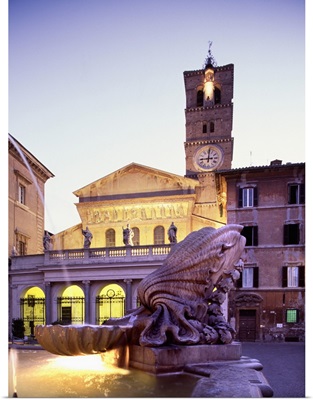 Italy, Latium, Mediterranean area, Rome, Trastevere, Santa Maria in Trastevere Basilica